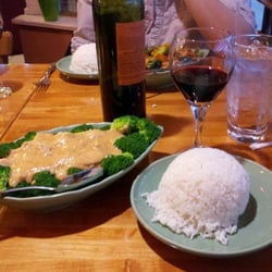 Panang Curry w/ steamed rice.