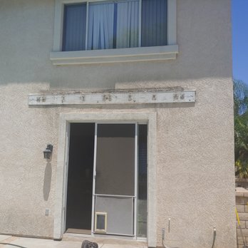 Panda Plastering - Board needed to be removed and stucco replaced behind it. - Stucco Services Near Me
