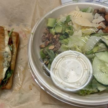 Panera Bread - half caprese sandwich, half crunch salad - Sandwiches Near Me - Greensburg, Pennsylvania Panera Bread - half caprese sandwich, half crunch salad - Sandwiches Near Me - Greensburg, Pennsylvania