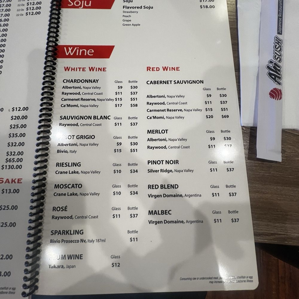 Ahi Sushi - Menu as of May 2026 - Sushi Bars Near Me - Bakersfield, California Ahi Sushi - Menu as of May 2026 - Sushi Bars Near Me - Bakersfield, California