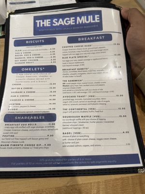 Menu photo 2 The Sage Mule Greensboro, NC Menu photo 2 The Sage Mule Greensboro, NC