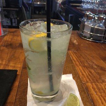 Mr. Crabby's - Nice refreshing cocktail it is Hendricks gin with muddled lemon and lime topped with club soda. Ask for John he makes excellent drinks. - Seafood Near Me - Randolph, New Jersey Mr. Crabby's - Nice refreshing cocktail it is Hendricks gin with muddled lemon and lime topped with club soda. Ask for John he makes excellent drinks. - Seafood Near Me - Randolph, New Jersey