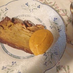 Locanda Delle Grazie - Torta di mele con cannella e zabaione