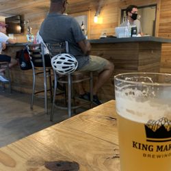 King Maker Brewing - Indoor taproom. Covered outdoor seating as well.