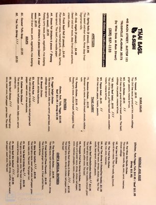 Menu photo 2 Thai Basil And Sushi Trussville, AL Menu photo 2 Thai Basil And Sushi Trussville, AL