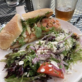Cafe Nova - Smoked salmon panini with side salad - Coffee & Tea Near Me - Saint Louis, Missouri