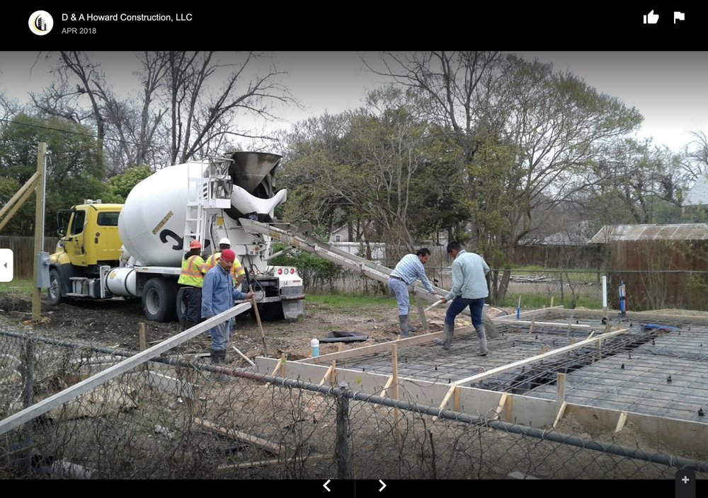 Slide of D and A Howard Construction