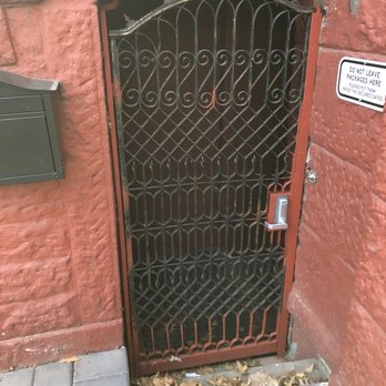 Lopopolo Iron Works - Photo doesn't do the work justice as I need to wait till its warmer to paint it all black. The red in it is primer protecting it till spring - Fences & Gates Near Me - Brooklyn, New York Lopopolo Iron Works - Photo doesn't do the work justice as I need to wait till its warmer to paint it all black. The red in it is primer protecting it till spring - Fences & Gates Near Me - Brooklyn, New York