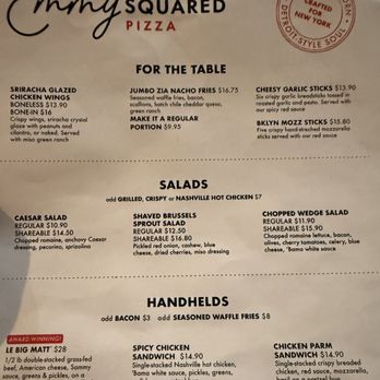 Emmy Squared Pizza - Hell's Kitchen - Pizza Near Me - New York, New York