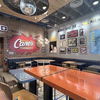 Raising Cane's Chicken Fingers - Inside of Restaurant - Fast Food Near Me - Fairfield, New Jersey Raising Cane's Chicken Fingers - Inside of Restaurant - Fast Food Near Me - Fairfield, New Jersey