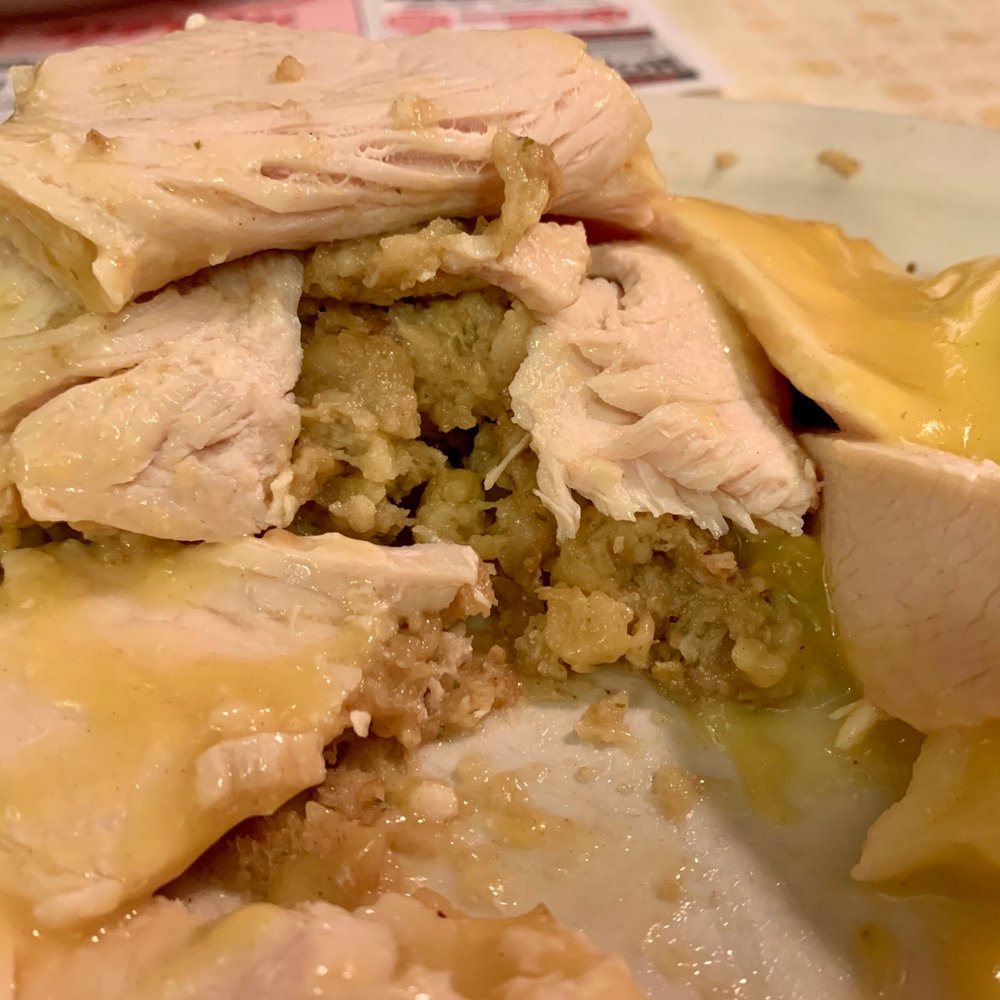 Maple Restaurant - Look at that stuffing from Turkey dinner! Amazing! - New American Near Me - Ambridge, Pennsylvania Maple Restaurant - Look at that stuffing from Turkey dinner! Amazing! - New American Near Me - Ambridge, Pennsylvania