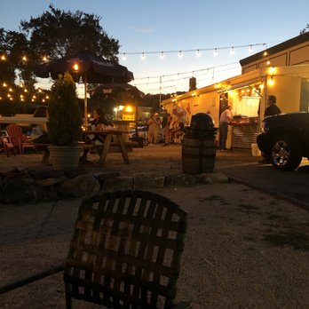 Kennedy's Market - Outside is sitting area with band playing! - Seafood Markets Near Me - Marlborough, Massachusetts