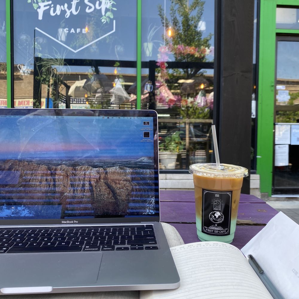 First Sip Cafe - pistachio latte - Coffee & Tea Near Me - Chicago, Illinois First Sip Cafe - pistachio latte - Coffee & Tea Near Me - Chicago, Illinois