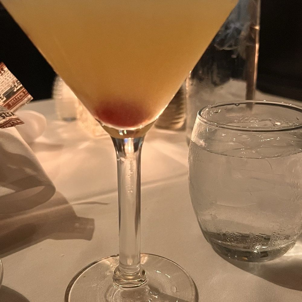 Dal Rae Restaurant - Golden pineapple martini - Steakhouses Near Me - Pico Rivera, California