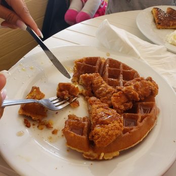 Golden Egg Cafe - Chicken and waffles, chicken was a little hard. - Breakfast & Brunch Near Me - Ventura, California Golden Egg Cafe - Chicken and waffles, chicken was a little hard. - Breakfast & Brunch Near Me - Ventura, California