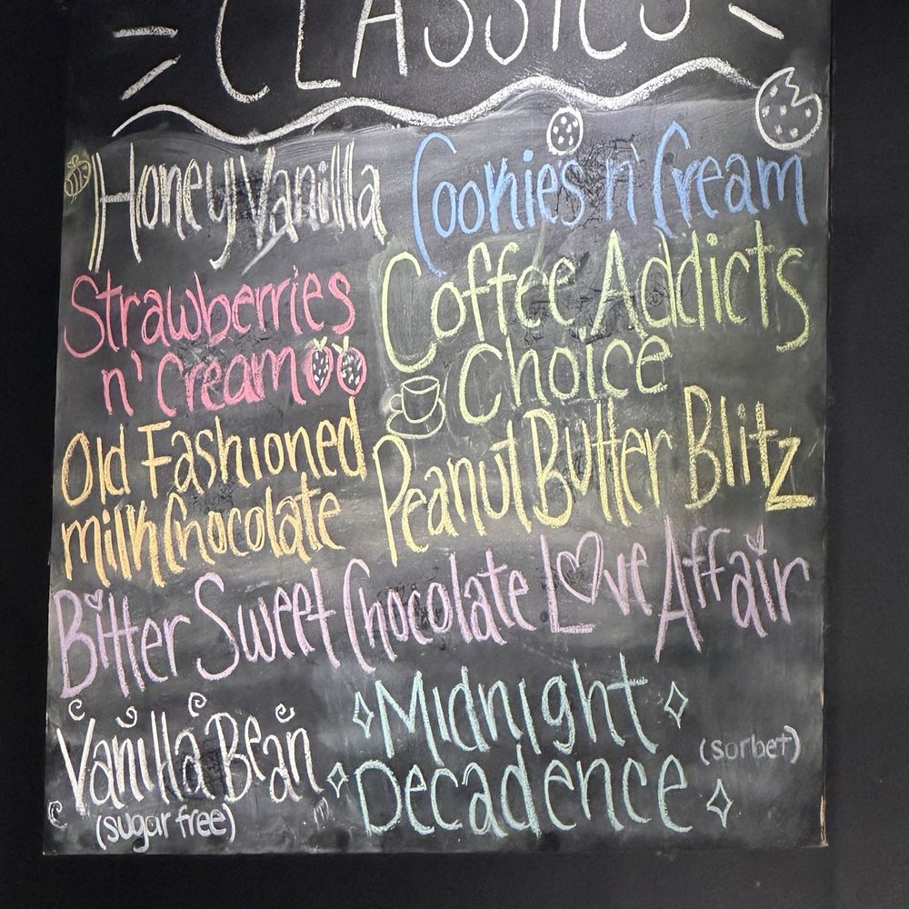 Classic ice cream flavors! Classic ice cream flavors!