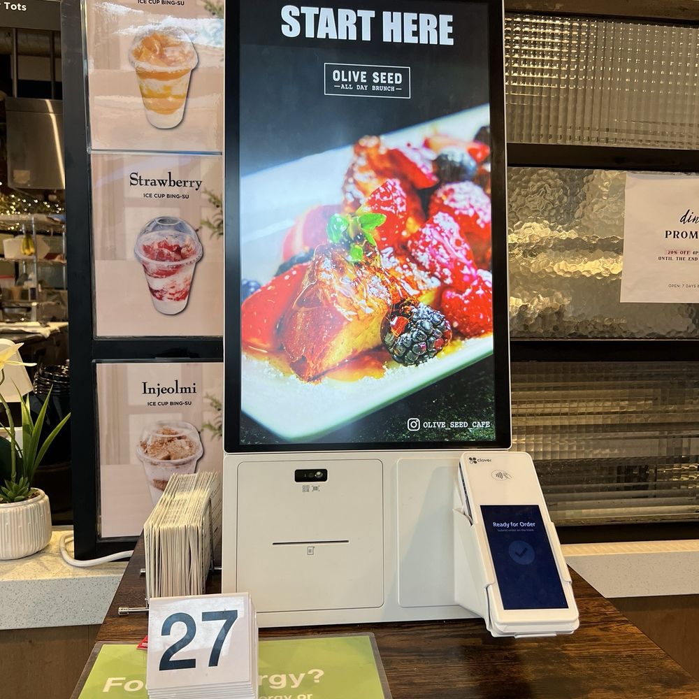 Olive Seed Cafe - Optional kiosk for ordering if you're socially shy - Breakfast & Brunch Near Me - Yorba Linda, California
