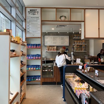Merit Coffee - Interior! Super clean. Vanilla almond latte was $5.86. Baristas were welcoming! - Coffee & Tea Near Me - Austin, Texas Merit Coffee - Interior! Super clean. Vanilla almond latte was $5.86. Baristas were welcoming! - Coffee & Tea Near Me - Austin, Texas