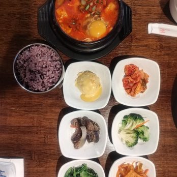 Modoo Restaurant - Beef soft tofu stew Side dishes - Korean Near Me - Lynnwood, Washington Modoo Restaurant - Beef soft tofu stew Side dishes - Korean Near Me - Lynnwood, Washington