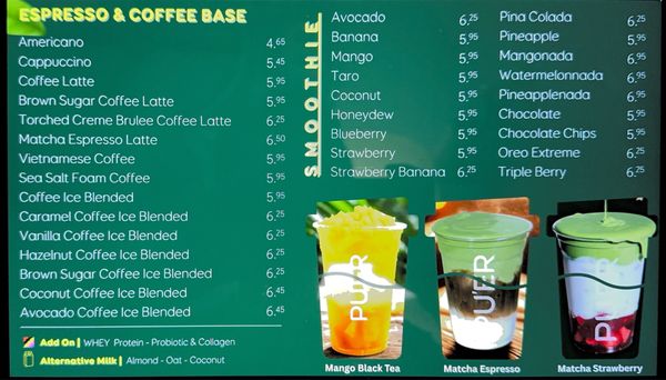Menu photo 3 Puer Taiwan Tea & Coffee Katy, TX Menu photo 3 Puer Taiwan Tea & Coffee Katy, TX