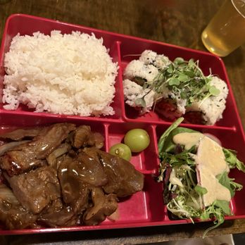 M Sushi Bistro - Beef Teriyaki Bento Box - Sushi Bars Near Me - Lodi, California