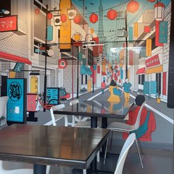 Inside of the restaurant