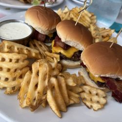 Splash by the Sea - Sliders with Waffle Fries