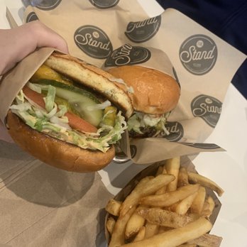 The Stand - American Classics Redefined - Stand and ABC burgers, side of fries - New American Near Me - Tustin, California The Stand - American Classics Redefined - Stand and ABC burgers, side of fries - New American Near Me - Tustin, California