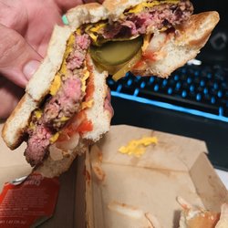 McDonald's - Half cooked Quarter Pounder with Cheese