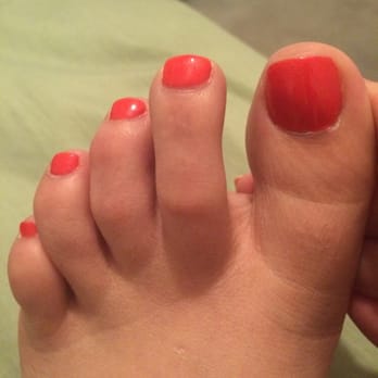 All About You Nails - Great gel pedi. This is one week later. - Nail Salons Near Me - Austin, Texas