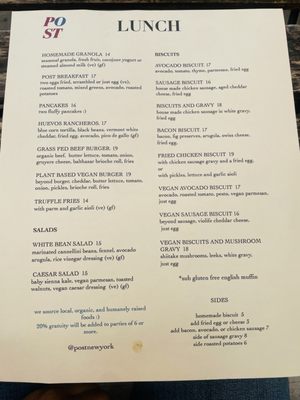 Menu photo 7 POST New York, NY