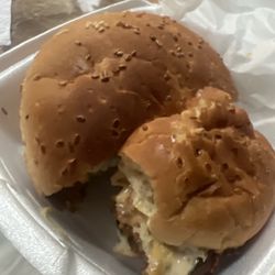Danny & Clyde's - Hot sausage on bun
