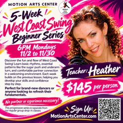 Motion Arts Center - West Coast Swing Progressive Series
