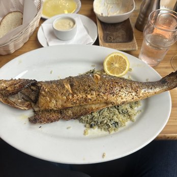 Stella's - Branzini is amazing and huge! - Greek Near Me - Charleston, South Carolina Stella's - Branzini is amazing and huge! - Greek Near Me - Charleston, South Carolina