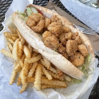Lil’ Easy - Shrimp Poboy and Side of Fries - Cajun/Creole Near Me - Austin, Texas Lil’ Easy - Shrimp Poboy and Side of Fries - Cajun/Creole Near Me - Austin, Texas