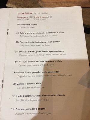 Menu photo 7 The Loft Rome, RM Menu photo 7 The Loft Rome, RM