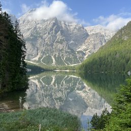 Lake de Braies in the Dolomites Italy!