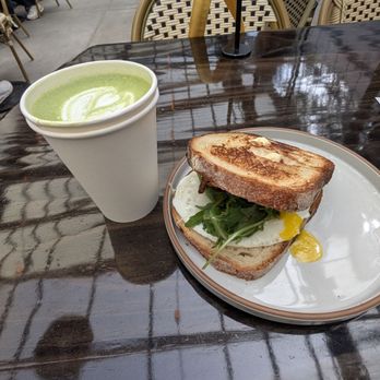 Sabine Cafe and Bar - Fried egg Sammie & matcha - Cafes Near Me - Seattle, Washington Sabine Cafe and Bar - Fried egg Sammie & matcha - Cafes Near Me - Seattle, Washington