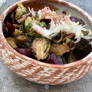 Tandem - Smoked beets and Brussels sprouts salad - New American Near Me - Carrboro, North Carolina