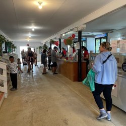 Braehead Farm - Inside the Barn: market/shopping & cafe area