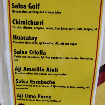 Cafe Rumba - Salsa menu - Peruvian Near Me - Bellingham, Washington Cafe Rumba - Salsa menu - Peruvian Near Me - Bellingham, Washington