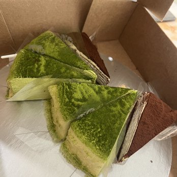 Lady M Cake Boutique - Tiramisu & Green Tea Cake - Desserts Near Me - Irvine, California Lady M Cake Boutique - Tiramisu & Green Tea Cake - Desserts Near Me - Irvine, California