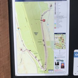 Map of Dinosaur Ridge