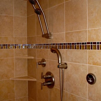 George Catlett Tile Setting - Jerusalem Gold Steam Shower with Glass Feature - General Contractors Near Me - San Francisco, California George Catlett Tile Setting - Jerusalem Gold Steam Shower with Glass Feature - General Contractors Near Me - San Francisco, California