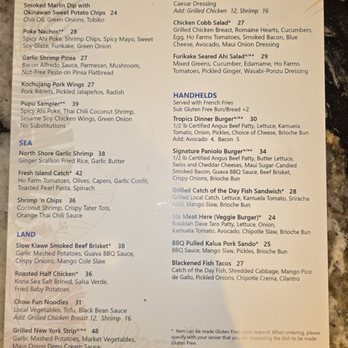 Tropics Bar & Grill - Menu - Bars Near Me - Honolulu, Hawaii Tropics Bar & Grill - Menu - Bars Near Me - Honolulu, Hawaii