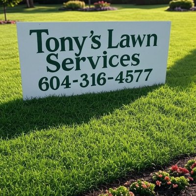 Tony’s Lawn Services on Yelp