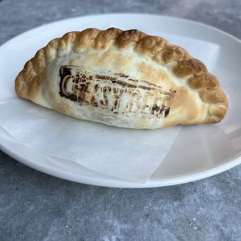 Sanyos Coffee - Cheesy beef empanada - Cafes Near Me - Norcross, Georgia