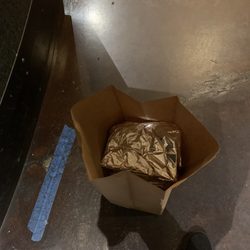 Namaste Indian Cuisine - Portland - My food putting it in a bag on the floor...