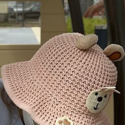 Cutest hat that she wants to wear every day. It has a strap so it doesn't fall off while she's doing flips and running fast. Cutest hat that she wants to wear every day. It has a strap so it doesn't fall off while she's doing flips and running fast.