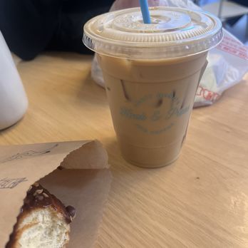 Hook And Press Donuts - Iced Eggnog Latte - Donuts Near Me - Santa Barbara, California